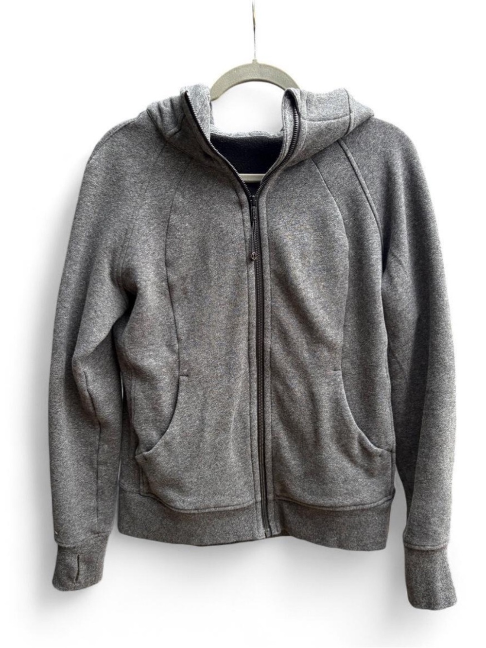 Heather gray Lululemon
Scuba full Zip Up Hoodie 10